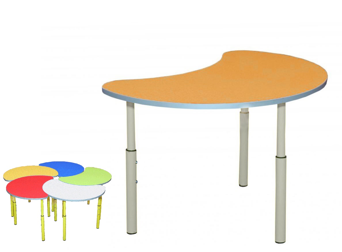 Стіл дитячий "Квітка", 700х507х460-580 мм, регулюється на ростові групи № 1-3 (ЛЕОНТЕК) (8713)